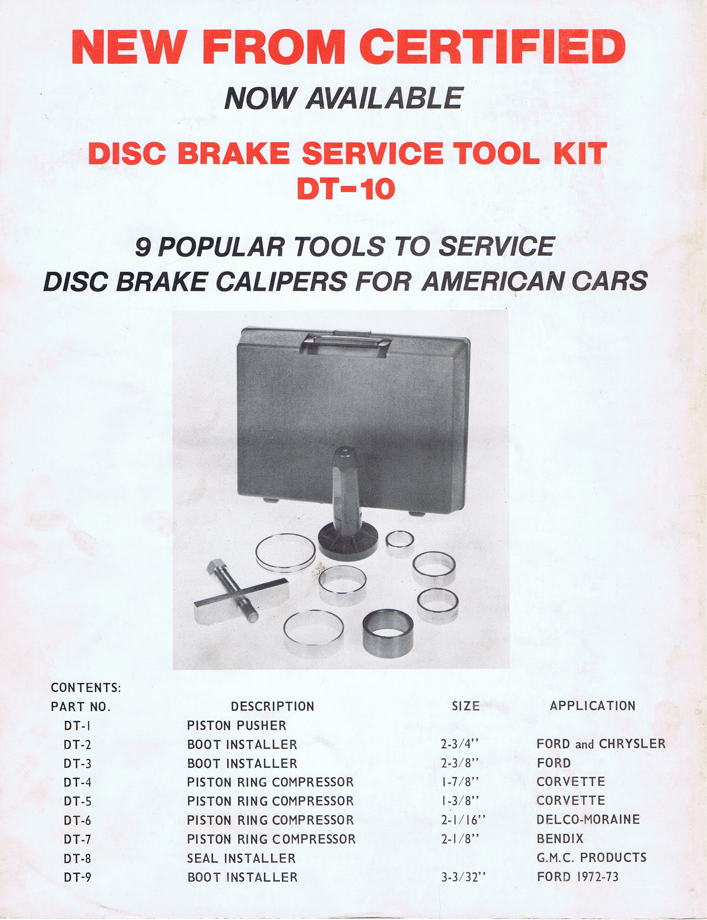 1974 Disc Brake Service Manual 56 of 56
